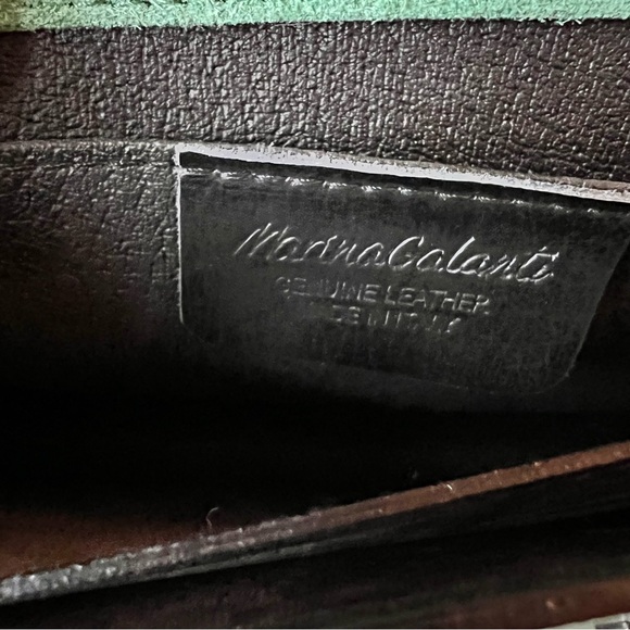 Marina Galanti Leather Horseshoe Hardware Flap Over Crossbody Bag. - Picture 11 of 11